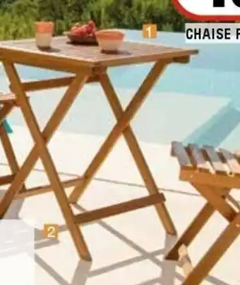 Table pliante hanoï
