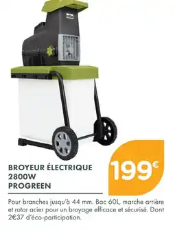 Point Vert Progreen broyeur électrique 2800w offre