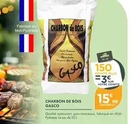 Point Vert Gasco charbon de bois offre