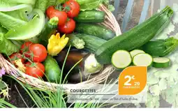 Point Vert Courgettes offre