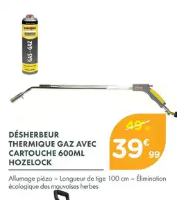 Point Vert Hozelock désherbeur thermique gaz avec cartouche 600ml offre