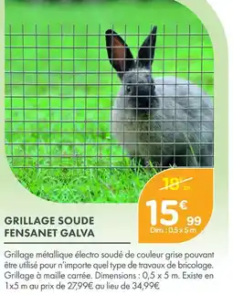 Point Vert Grillage soude fensanet galva offre