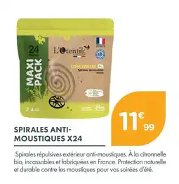 Point Vert L'otentik spirales anti-moustiques x24 offre