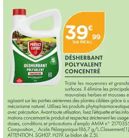 Point Vert Protect expert désherbant polyvalent concentré offre