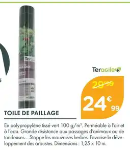 Point Vert Teragile toile de paillage offre