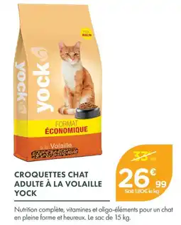 Point Vert Yock croquettes chat adulte à la volaille offre