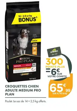Point Vert Pro plan croquettes chien adulte medium offre
