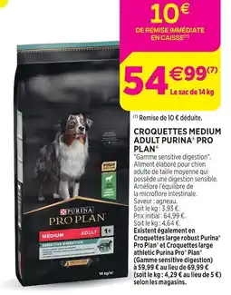 Delbard Purina pro plan croquettes medium adult purina pro plan offre