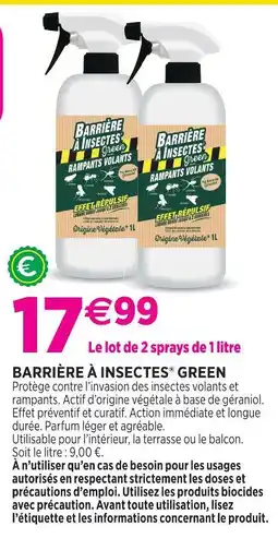 Delbard Barrière à insectes green offre