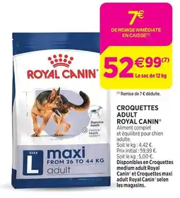 Delbard Royal canin croquettes adult royal canin offre