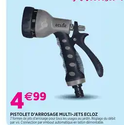 Delbard Ecloz pistolet d’arrosage multi-jets ecloz offre