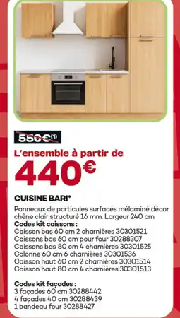Gedimat Cuisine bari offre