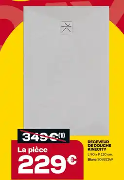 Gedimat Receveur de douche kinecity offre