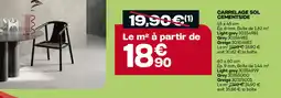 Gedimat Carrelage sol cementside offre
