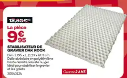 Gedimat Stabilisateur de gravier dak rock offre