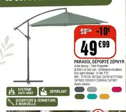 La Foir'Fouille Parasol déporté zephyr offre