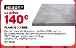 Gedimat Plan de cuisine offre