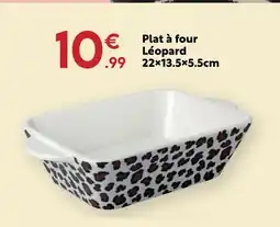 Maxi Bazar Plat à four léopard offre