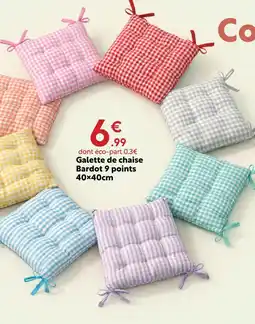 Maxi Bazar Galette de chaise bardot offre