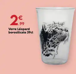 Maxi Bazar Verre léopard borosilicate offre