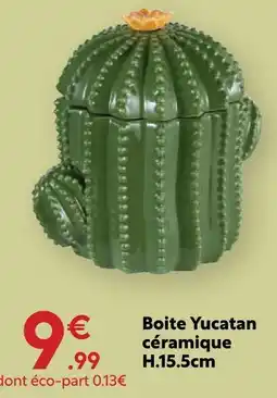 Maxi Bazar Boite yucatan céramique offre