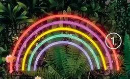 Maxi Bazar Néon arc-en-ciel led 38x19cm offre