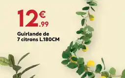 Maxi Bazar Guirlande de 7 citrons offre