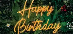 Maxi Bazar Néon happy birthday led offre