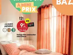 Maxi Bazar Voilage noa seersucker 140x240cm offre