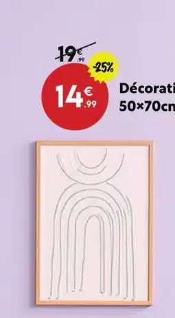 Maxi Bazar Décoration murale offre