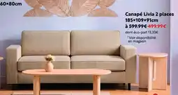 Maxi Bazar Canapé livia 2 places offre
