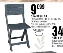 La Foir'Fouille Chaise gilda offre