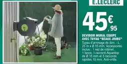 E.Leclerc Dim - devidoir mural equipe avec lidrau beaux jours offre