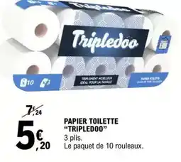 E.Leclerc Papier toilette tripledo offre