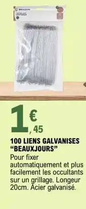 E.Leclerc 100 liens galvanises offre