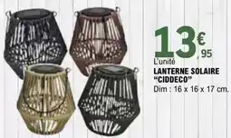 E.Leclerc Dim - lanterne solaire cidodeco offre