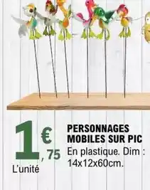 E.Leclerc Dim - personnages mobiles sur pic offre