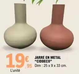 E.Leclerc Dim - jarre en metal offre
