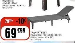 La Foir'Fouille Transat rosy offre