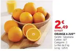 Super U Orange a jus offre