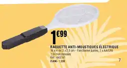 La Foir'Fouille Raquette anti-moustiques électrique offre