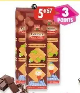 Maximo Lot de 3 paquets de 16 goûters carrés parfum chocolat offre
