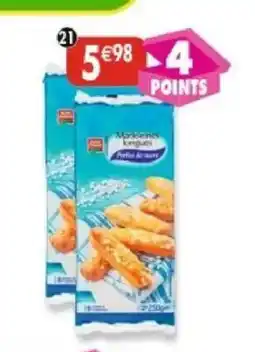 Maximo Lot de 2 barquettes de madeleines longues perles de sucre offre