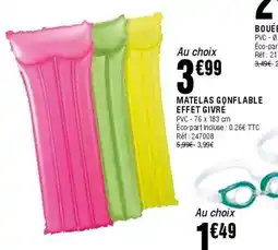 La Foir'Fouille Matelas gonflable effet givre offre