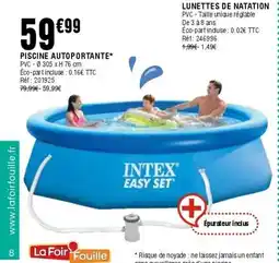 La Foir'Fouille Piscine autoportante offre