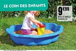 La Foir'Fouille Bac à sable coquille offre