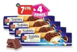 Maximo Lot de 4 paquets de sablés nappés chocolat lait offre