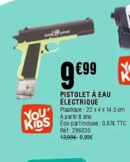 La Foir'Fouille Pistolet à eau electrique offre