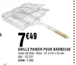 La Foir'Fouille Grille panier pour barbecue offre