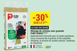 Gamm vert PURE FAMILY Mélange de céréales avec granulés offre